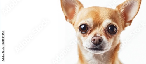 Chihuahua dog close up port...