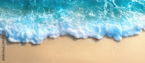 Sea beach and sand on a sum...