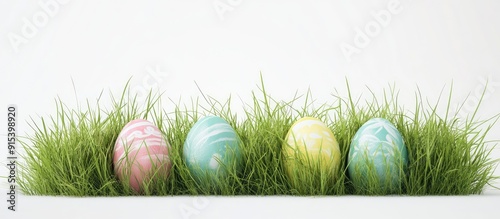 Easter eggs painted and con...