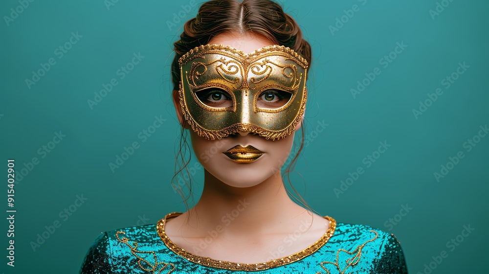 Venetian masquerade ball outfit with ornate mask, Costume outfit festivity, elegant festivity Venetian masquerade ball outfit with ornate mask, Costume outfit festivity, elegant festivity