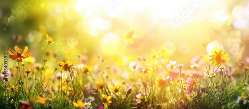 Morning light shining on th...