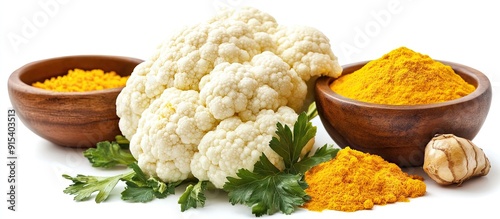 Cauliflower with turmeric a...