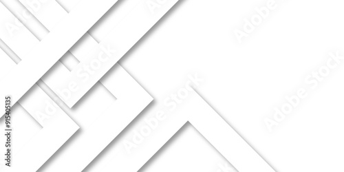 Abstract background with lines White background with diamond and triangle shapes layered in modern abstract pattern design Space design concept Suit for business, corporate, institution presentation.	