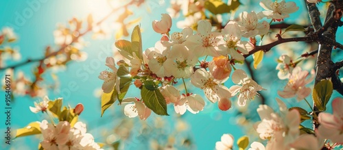 Branches of a blooming appl...