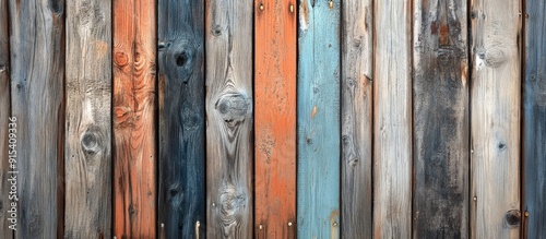 Fragmented old multicolored...