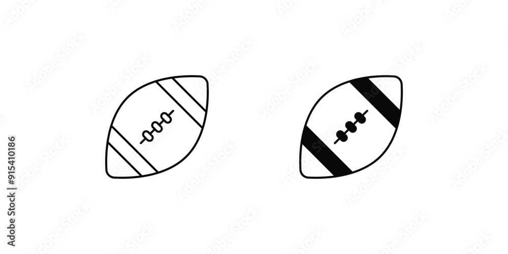 american football set icon with white background vector stock illustration american football set icon with white background vector stock illustration