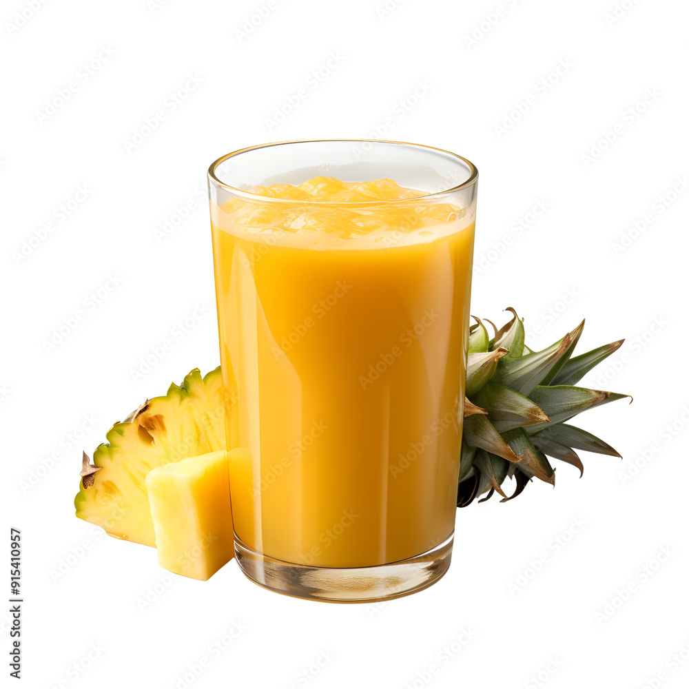 Pineapple Juice, A sweet juice made from pressed pineapple, in beautiful container, popular beverage, photograph, 4k, single object, isolated on white background. Pineapple Juice, A sweet juice made from pressed pineapple, in beautiful container, popular beverage, photograph, 4k, single object, isolated on white background.