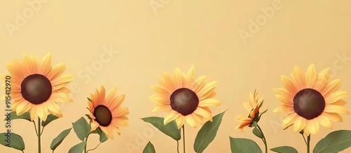 sunflowers in the garden im...
