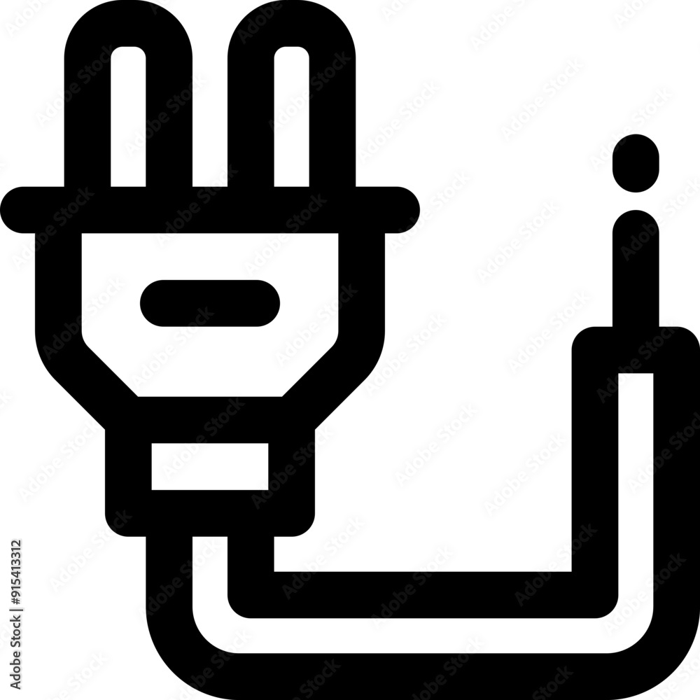 plug icon. vector line icon for your website, mobile, presentation, and logo design. plug icon. vector line icon for your website, mobile, presentation, and logo design.