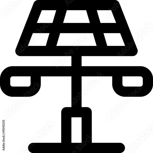 street light icon. vector line icon for your website, mobile, presentation, and logo design.
