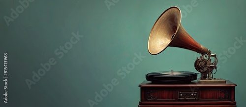 vintage gramophone for play...