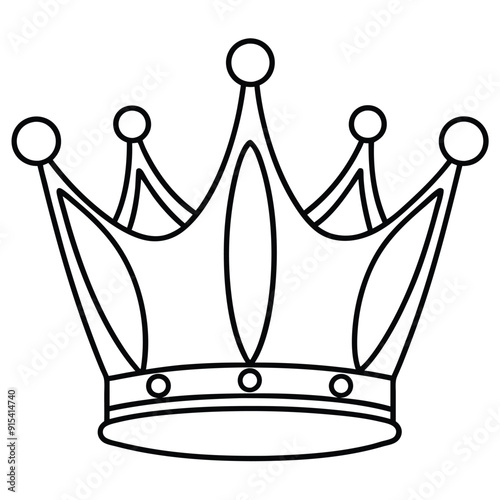 Royal Crowns. Crown simple sign. Crown vector design illustration. The trendy and modern crown symbol for business, tattoo, template, sticker, and website