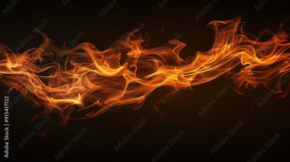 Fototapeta premium Abstract Flame Illustration