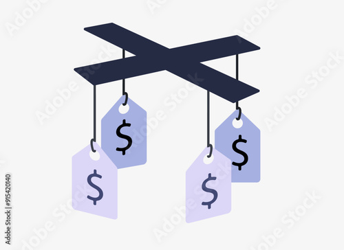 Financial issue price monetary  manipulation illustration