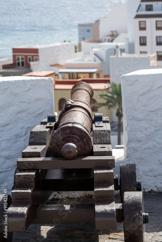 Castello de la Virgen - alte historische Verteidigungsanlange in Santa Cruz - La Palma photo