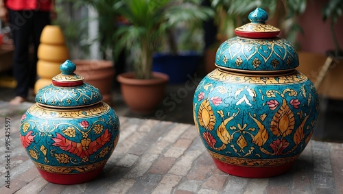 batik in various household furnishings