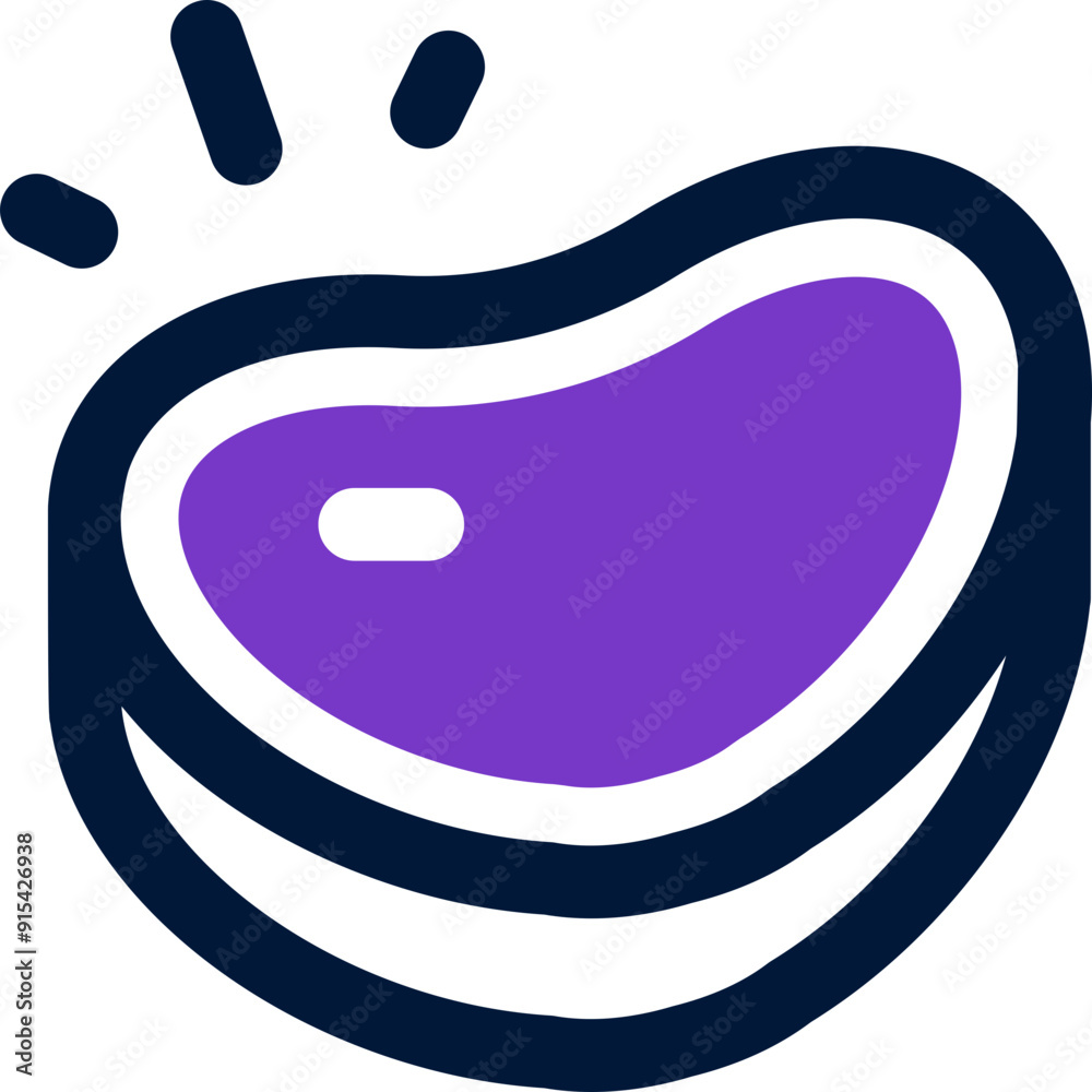 steak icon. vector dual tone icon for your website, mobile, presentation, and logo design. steak icon. vector dual tone icon for your website, mobile, presentation, and logo design.