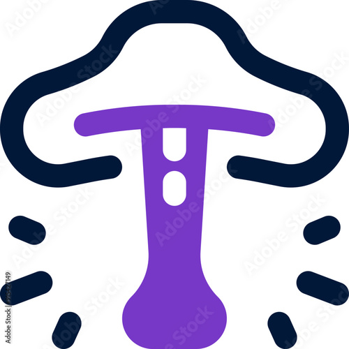 mushroom icon. vector dual tone icon for your website, mobile, presentation, and logo design.