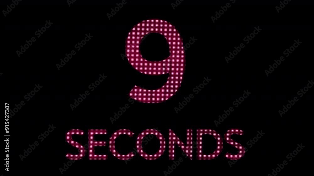 grid of digital numbers countdown grid of digital numbers countdown