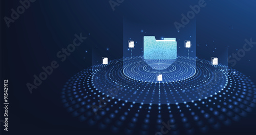 Document management system concept. Document management information system icon. organize, and manage digital documents. Centralized repository for storage, and distribution.