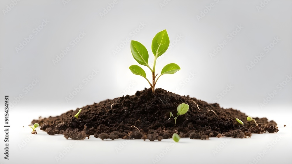 plant growing from soil,young plant sprout growing from soil isolated on white or transparent png background plant growing from soil,young plant sprout growing from soil isolated on white or transparent png background