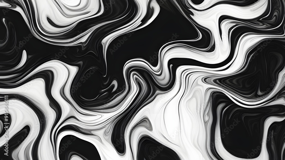 black ink liquid background