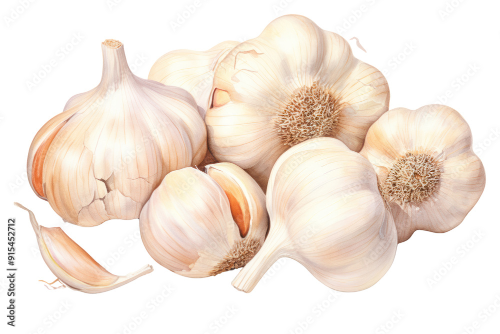Realistic photo of garlic clove isolated on white background. Realistic photo of garlic clove isolated on white background.