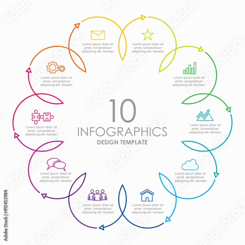 Infographic design template with place for your data. Vector illustration.