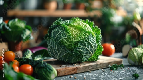 A variety of fresh vegetables arranged attractively for consumption,