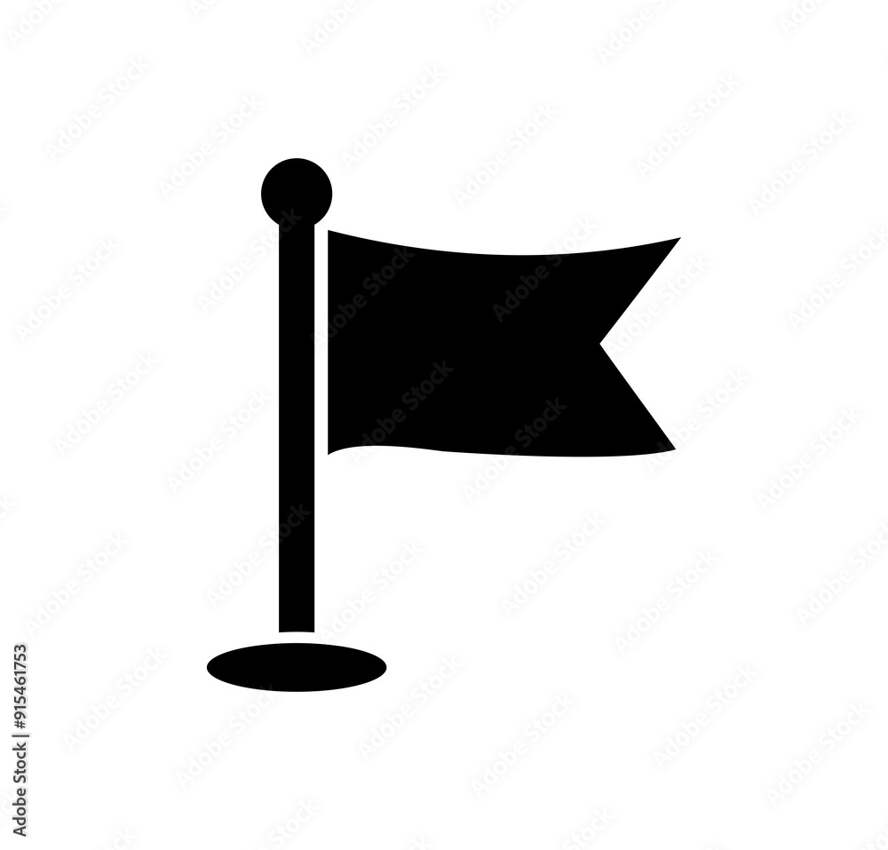 Waving flag icon. Black different flag. Location icon design and illustration on transparent background.
Waving flag icon. Black different flag. Location icon design and illustration on transparent background.