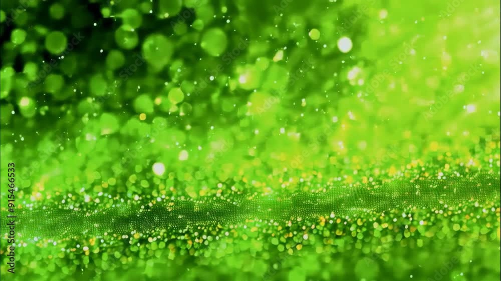 Abstract green bokeh background with sparkling glitter. Abstract green bokeh background with sparkling glitter.
