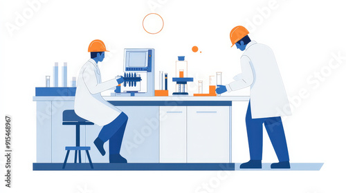 Team of engineers in a lab with advanced electrical testing equipment