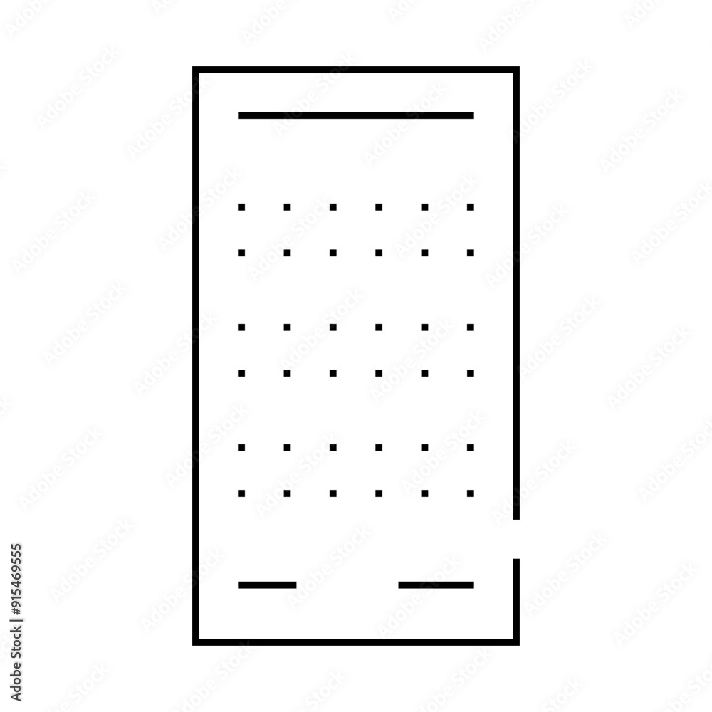 lottery card line icon vector. lottery card sign. isolated contour symbol black illustration lottery card line icon vector. lottery card sign. isolated contour symbol black illustration