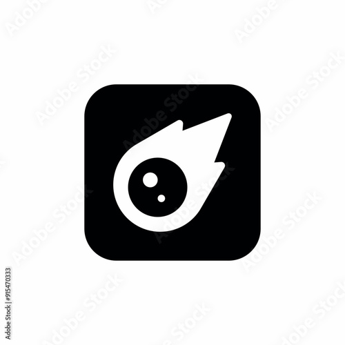 asteroid cosmos meteorite space icon