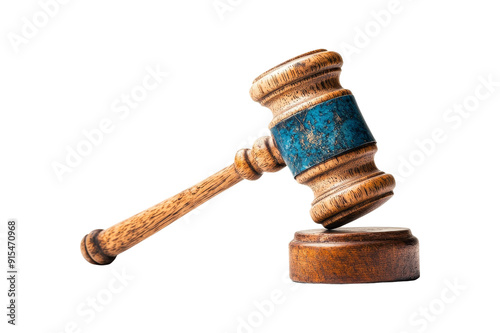 Wooden Gavel on a Stand