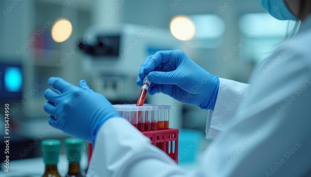 Precise scientific analysis in progress Precise scientific analysis in progress