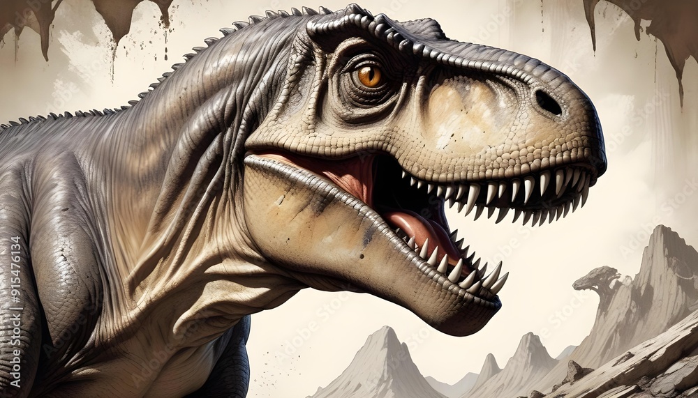 Tyrannosaurus rex in the wild