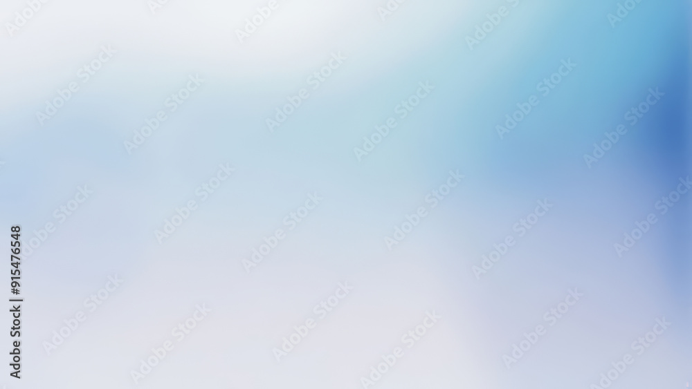 Fototapeta premium white to blue blurred gradient background