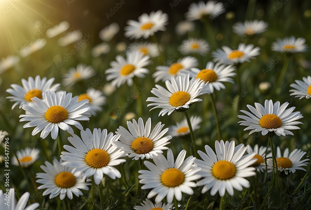 daisies in a garden daisies in a garden