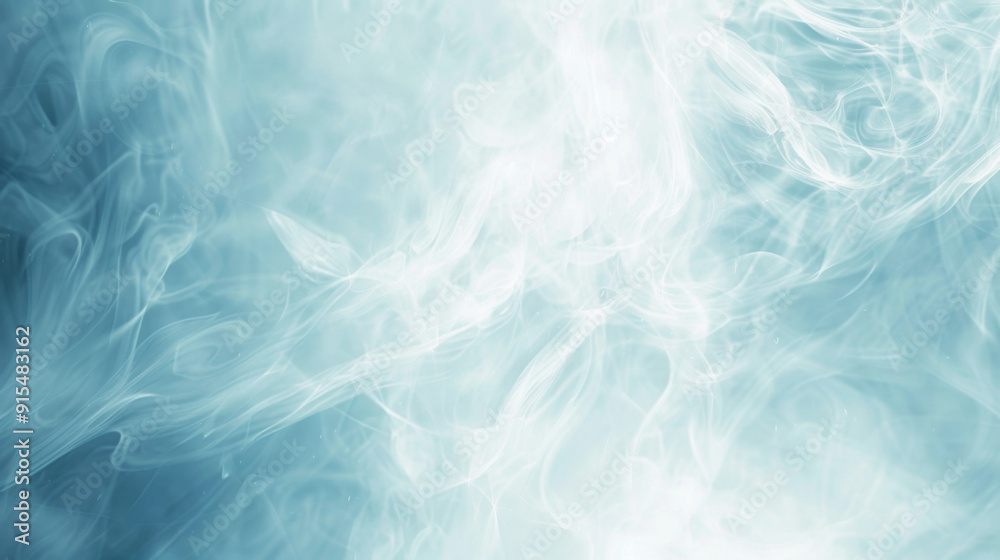 Light Blue Abstract Motion, Generative AI Illustration Light Blue Abstract Motion, Generative AI Illustration