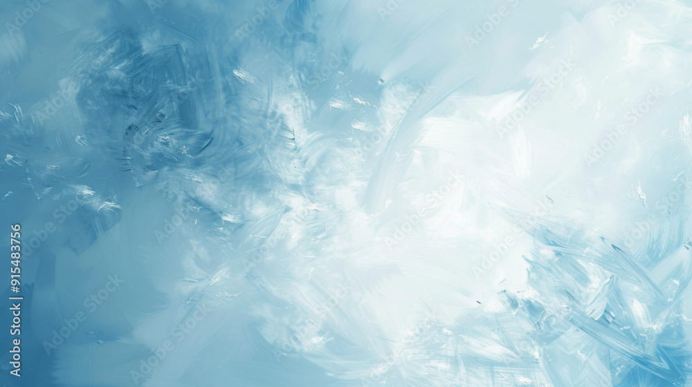 Light Blue Abstract Motion, Generative AI Illustration Light Blue Abstract Motion, Generative AI Illustration