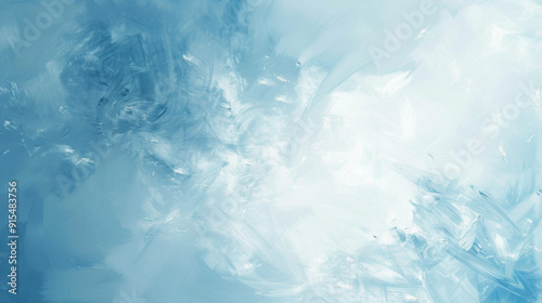 Wallpaper Mural Light Blue Abstract Motion, Generative AI Illustration Torontodigital.ca