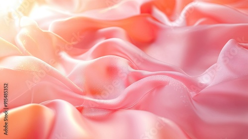 Romantic 3D pink background with warm hues and soft textures, creating a dreamy and enchanting effect.