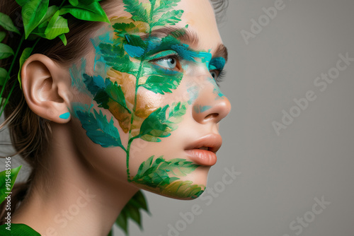 Environmental makeup, The beauty of the environment on the face.