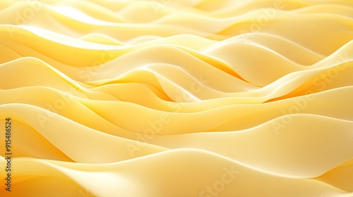 Serene 3D yellow background with gentle gradients and soft lighting, creating a peaceful and calming atmosphere.