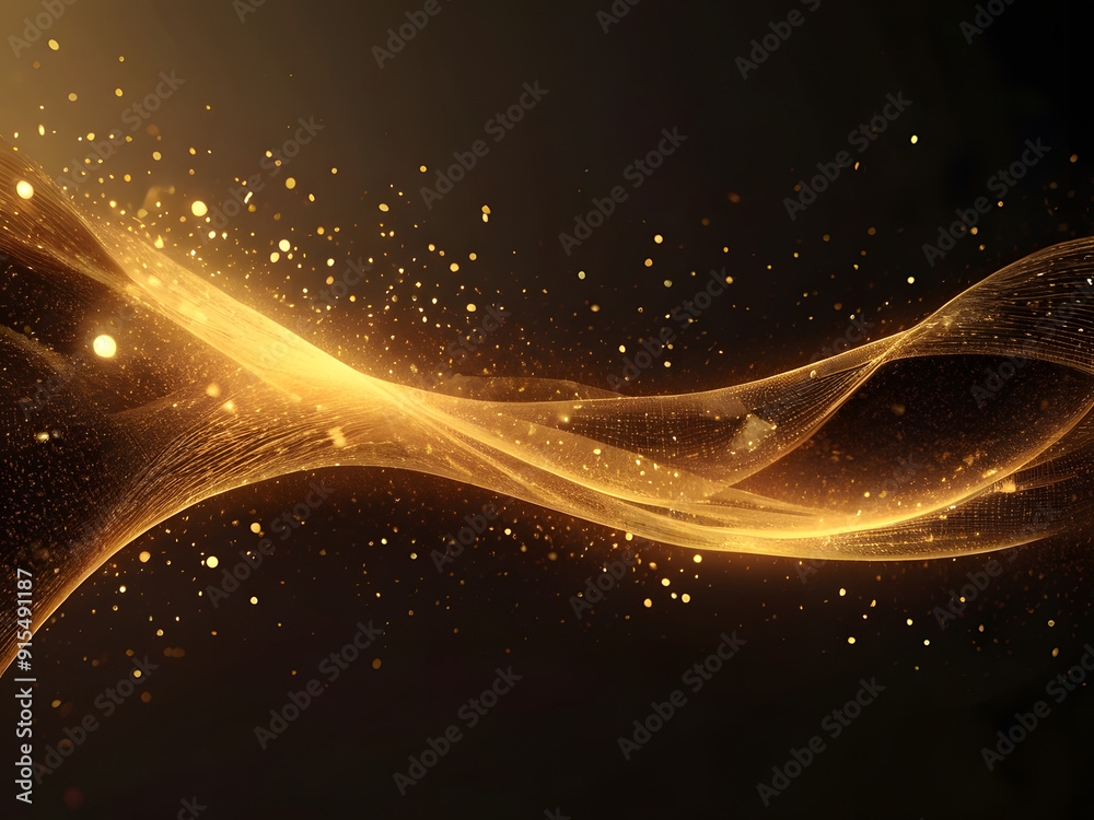Obraz premium abstract background with glowing lines