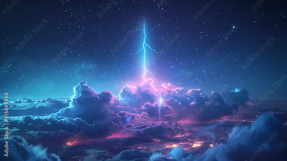 The Blue Jet lightning phenomenon occurs in the upper atmosphere. When ...