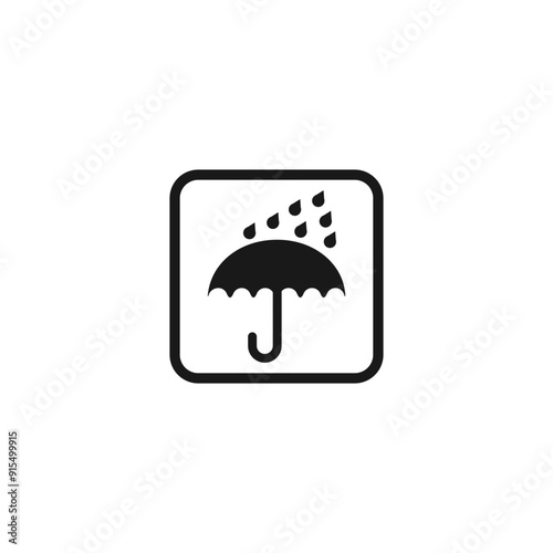 Rain protector icon, Rain protector logo ,Rain protection ,Protection logo