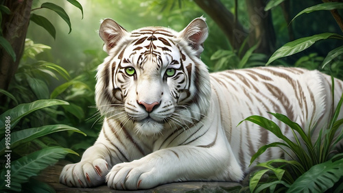 portrait of a bengal tiger