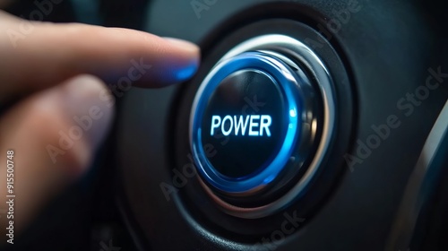 power button in car